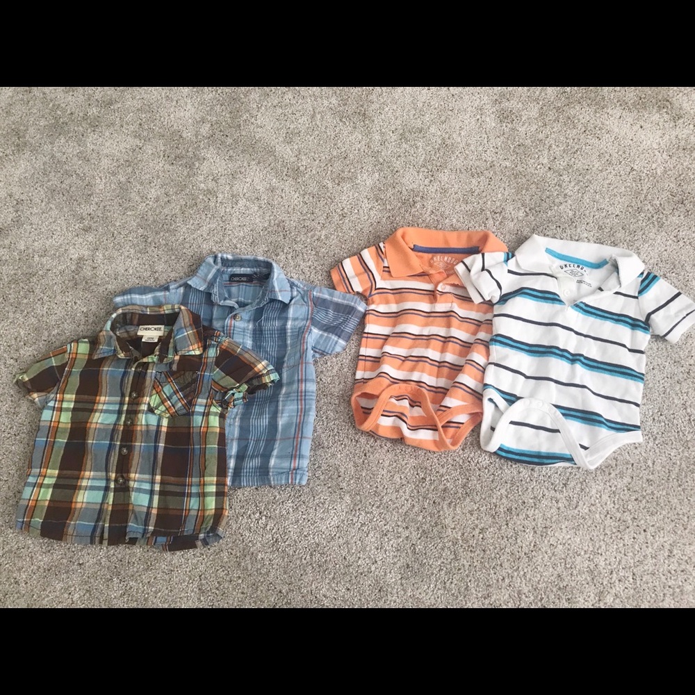 12-18 Month collared shirt Bundle